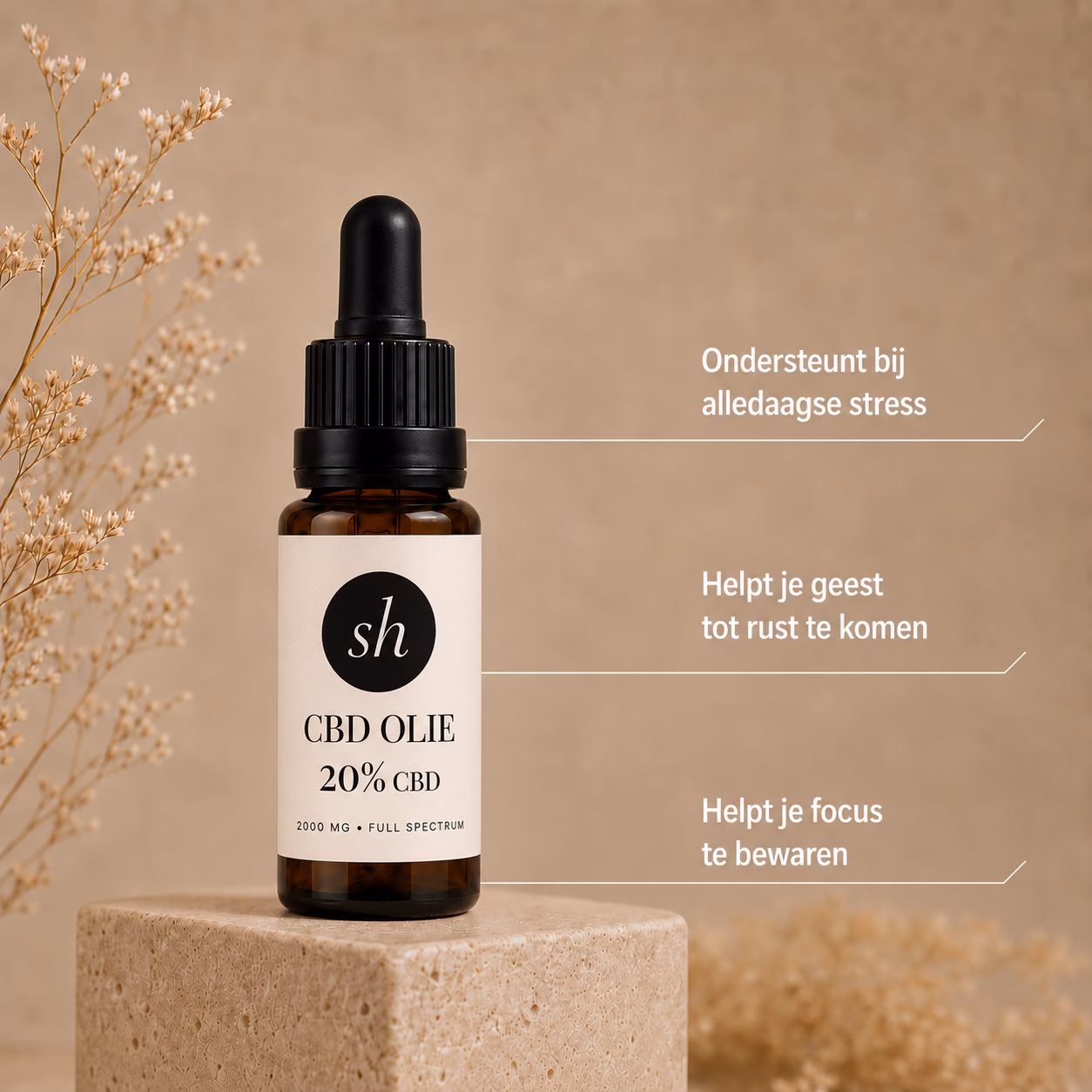 CBD Olie 20% - Full Spectrum - 10 ml - Afbeelding 2