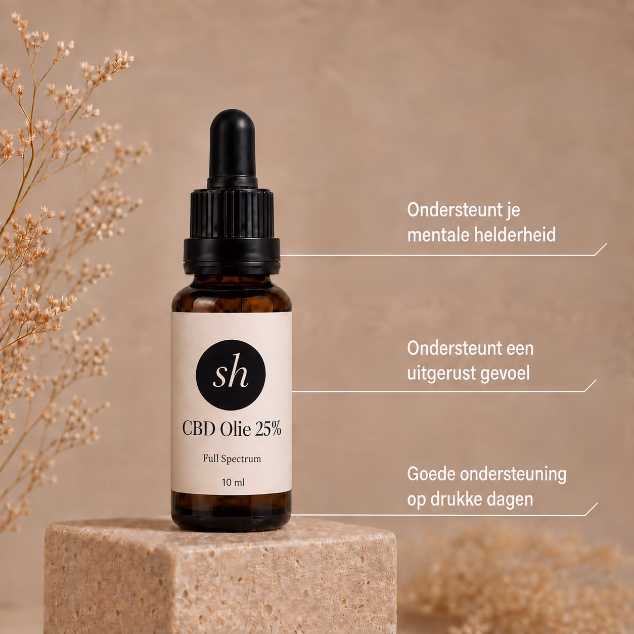 CBD Olie 25% - Full Spectrum - 10 ml - Afbeelding 2