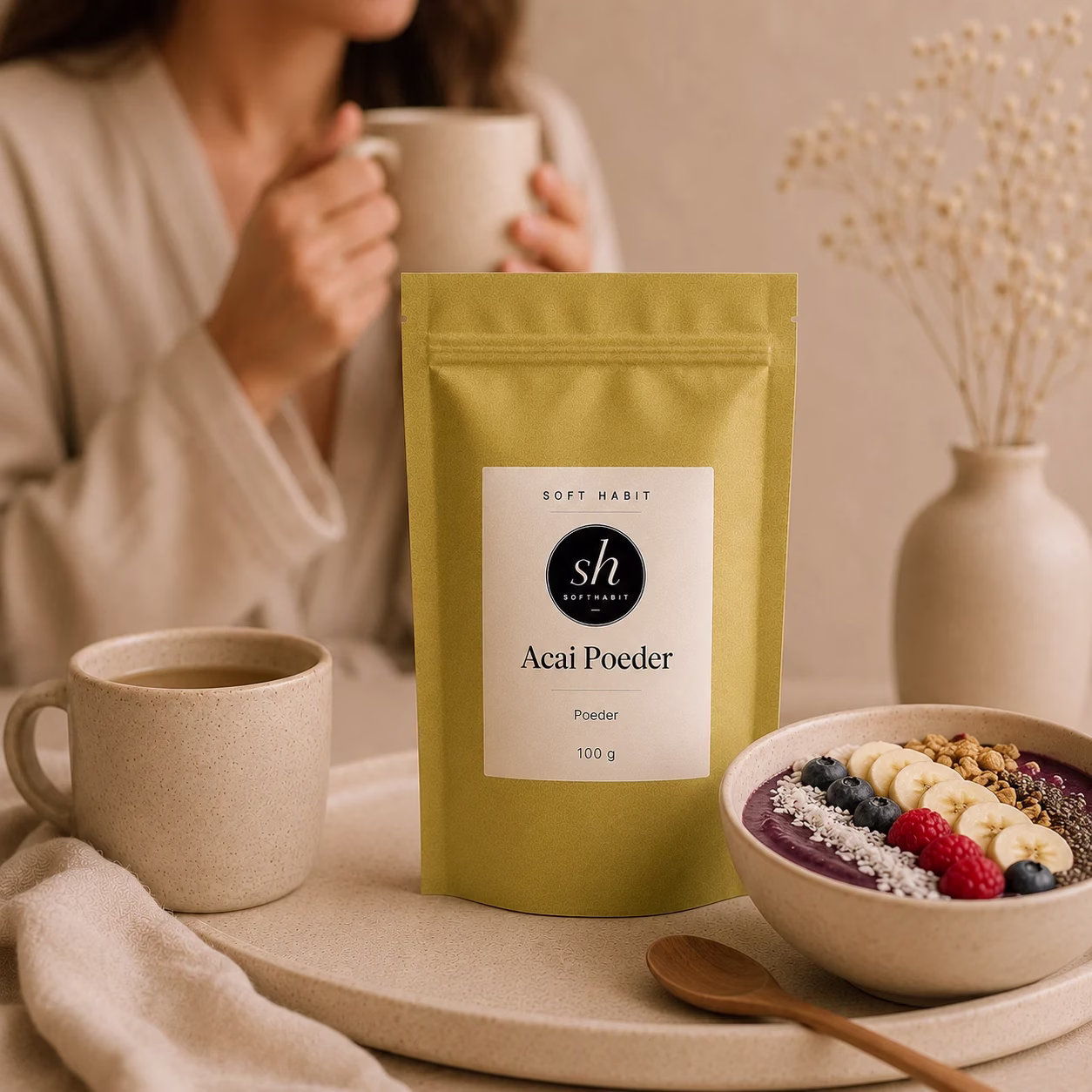 Soft Habit Acai Poeder Wateroplosbaar 100 G 3
