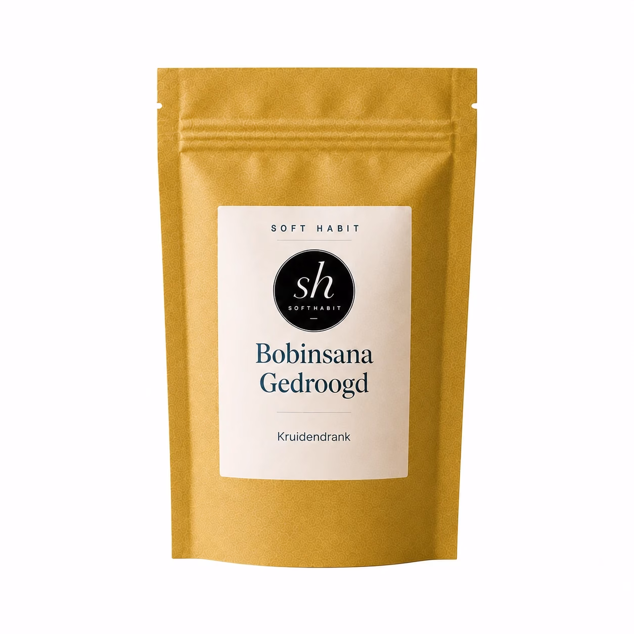 Soft Habit Bobinsana Gedroogd op een witte achtergrond