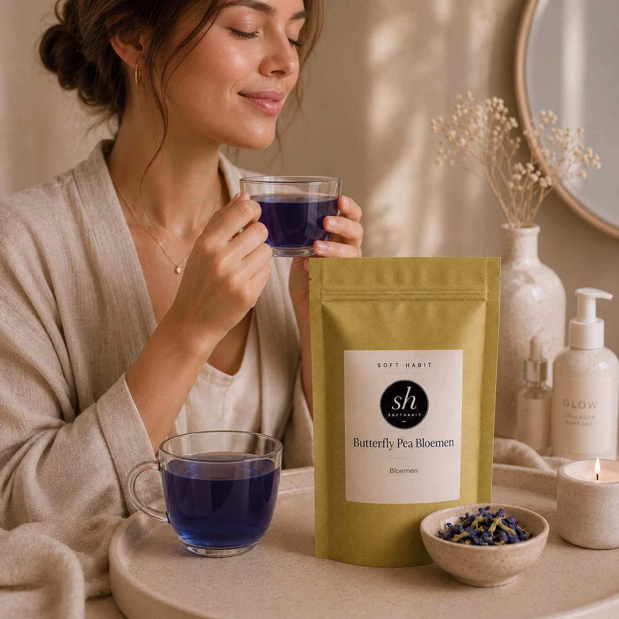 Soft Habit Butterfly Pea Bloemen 50 G 2