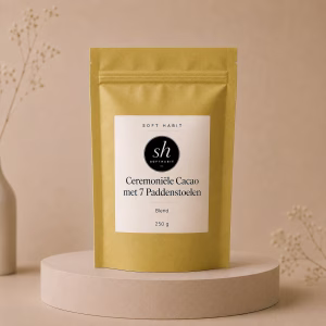 Ceremoniële Cacao met 7 Paddenstoelen