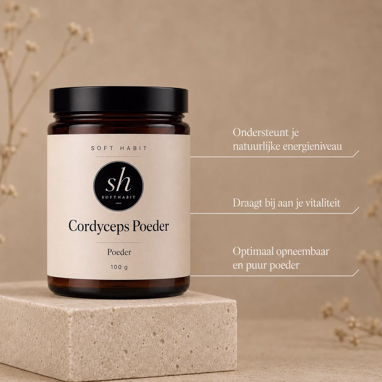 Soft Habit Cordyceps Poeder 2