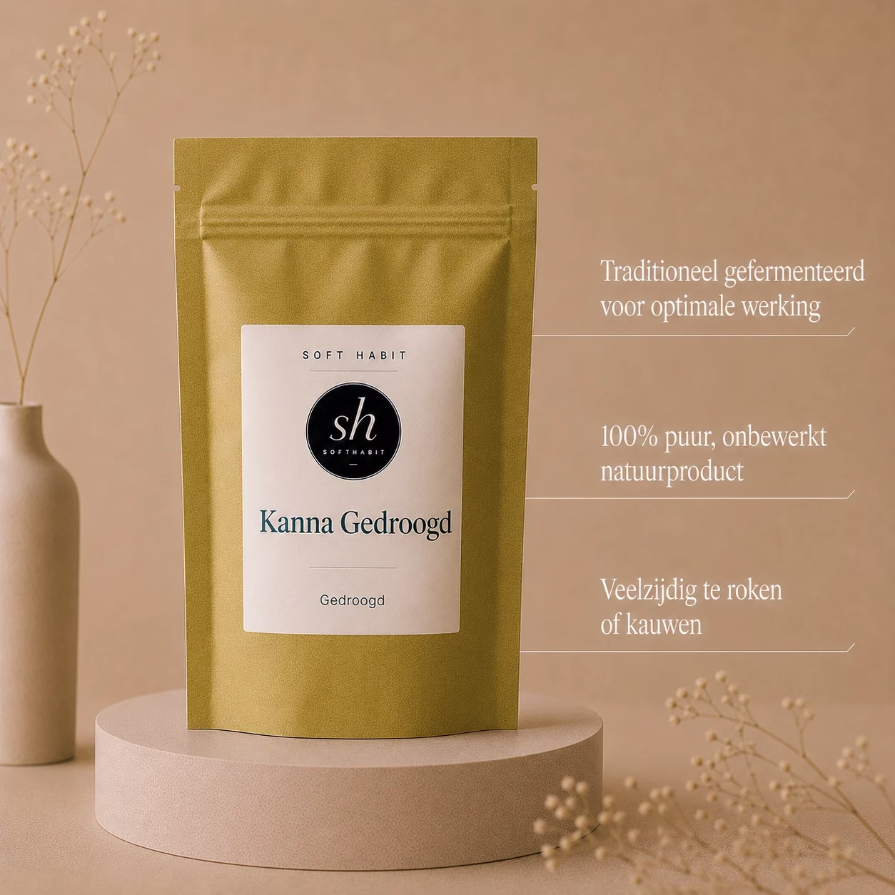 Soft Habit Kanna Gedroogd Raw Herb 3