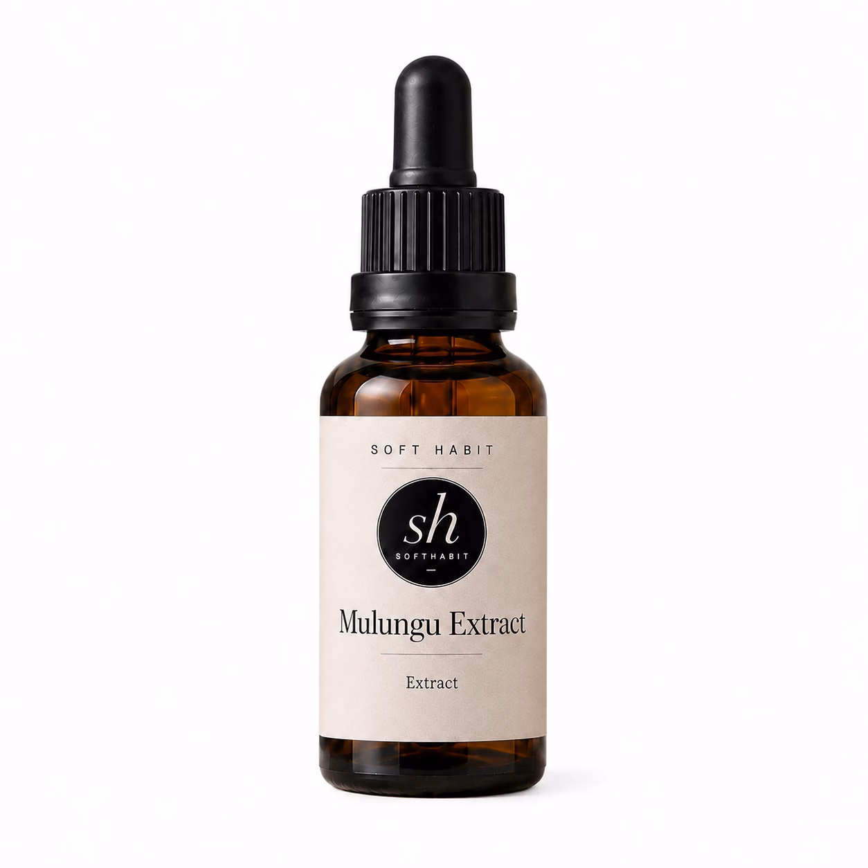 Soft Habit Mulungu Extract op een witte achtergrond