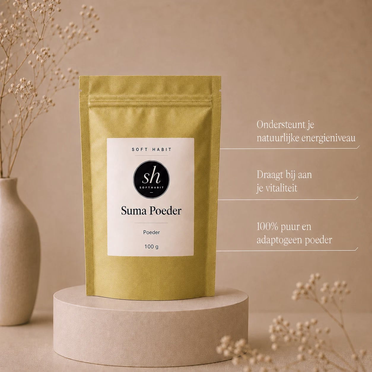 Soft Habit Suma Poeder Braziliaanse Ginseng 1